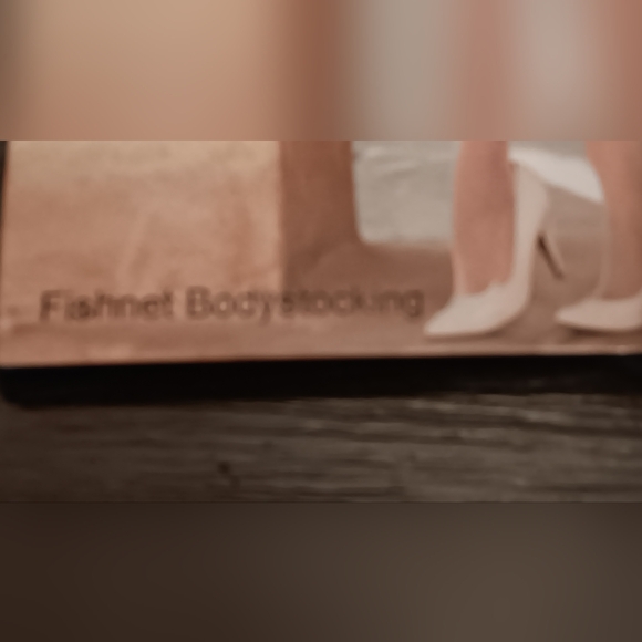 Elegant Moments Soft White Fishnet Bodystocking - Picture 4 of 5